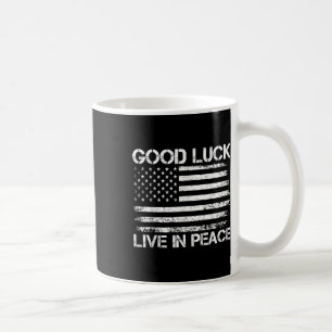 Succes met leven in vrede Grappig President Trump Koffiemok