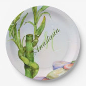 SUCCES MET PENSIOENFEEST MONOGRAM PAPIEREN BORDJE (Voorkant)