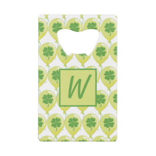 Succes met St. Patrick's Clovers Kredietkaart Flessenopener
