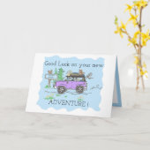 Succes met toekomstig geluk kaart (Gele Bloem)