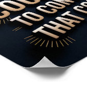 Succes & Moed Motivatie Poster (Hoek)