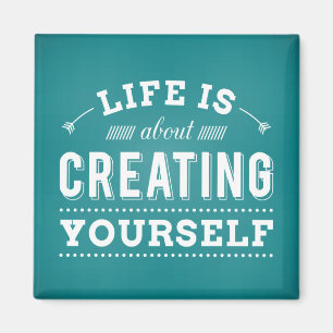 Succes Motivatie Attitude Life Quote Magneet