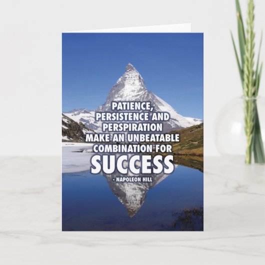 SUCCES - MOTIVATIE KAART (Voorkant)