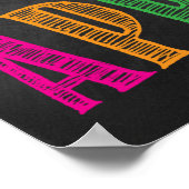 Succes Motivatie klaslokaal Poster (Hoek)