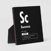 Succes - Motivatie plaque Fotoplaat (Voorkant)