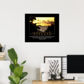 Succes Motivatie Poster (Thuiskantoor)