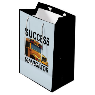 Succes Navigator School Bus Driver Medium Cadeauzakje
