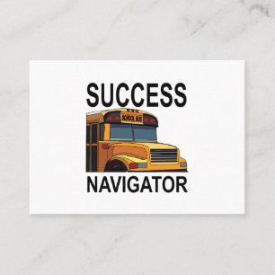 Succes Navigator School Bus Driver Visitekaartje