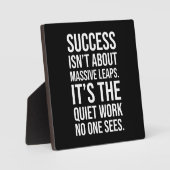 Succes over is rustig werken - Gym, drukte, grind Fotoplaat (Voorkant)