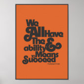 Succes Poster (Voorkant)