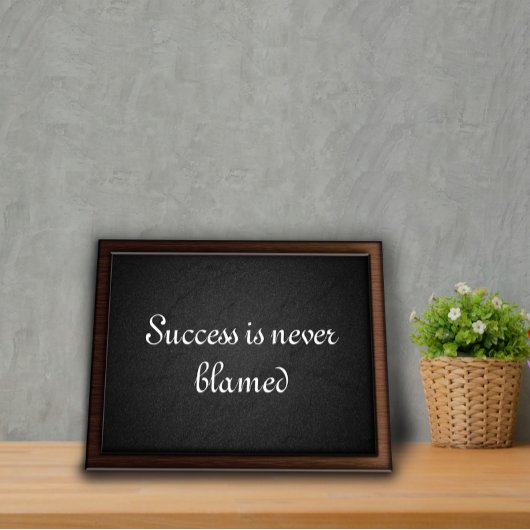 Succès sagesse dire charcoallarge affiche