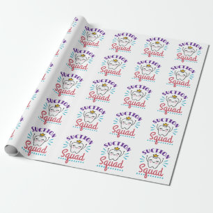 Succes Squad Dental Assistant Hygienist Staff Cadeaupapier