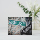 Succes straat briefkaart (Staand voorkant)