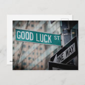 Succes straat briefkaart (Voorkant / Achterkant)