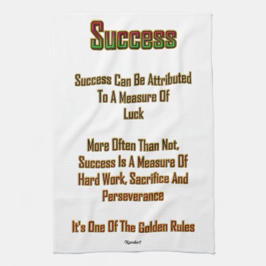 Succes Theedoek (Verticaal)