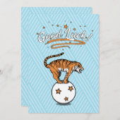 Succes Tiger Flat Holiday Kaart (Voorkant / Achterkant)