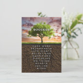 Succesboom Kaart (Staand voorkant)
