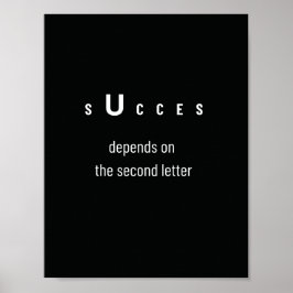 Succescitaten Poster