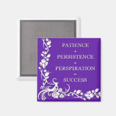 Succesformule-motiverende berichten magneet (Voorkant / Achterkant)