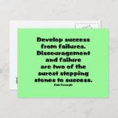 Succesofferte Briefkaart (Voorkant / Achterkant)