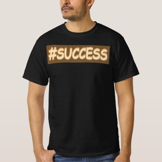 "#SUCCESS" Cute Design. Bestel nu T-shirt (Voorkant)