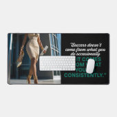 Success doesn't come from what you do occasionally (Clavier et souris)