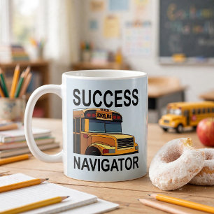 Success Navigator School Bus Chauffeur Koffiemok