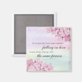 Successful Marriott Quote Falling in Love Romance Magneet (Voorkant / Achterkant)