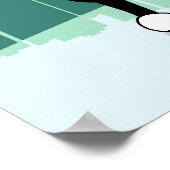 Succesvol Vrouw in Stadswandelaarbak Poster (Hoek)