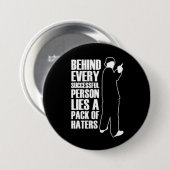 Succesvolle middelen voor geisers ronde button 7,6 cm (Voorkant /achterkant)