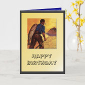 Succesvolle visser kaart (Gele Bloem)