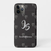 "Succesvolle zakenman" Personal Silver Monogram Case-Mate iPhone Case (Achterkant)