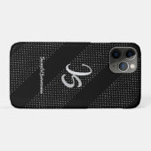 "Succesvolle zakenman" Personal Silver Monogram Case-Mate iPhone Case (Achterkant (horizontaal))