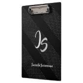 "Succesvolle zakenman" Personal Silver Monogram Klembord (Links)