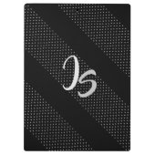 "Succesvolle zakenman" Personal Silver Monogram Klembord (Achterkant)