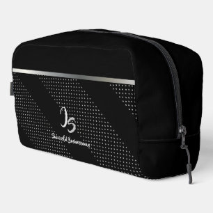 "Succesvolle zakenman" Personal Silver Monogram Toilettasje