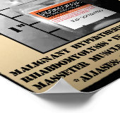 Succinylcholine meest gezocht poster (Hoek)