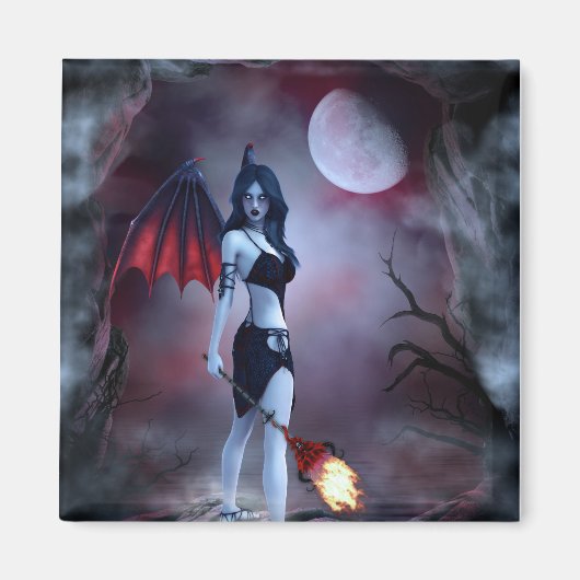 Succubus Fantasy Magneet (Voorkant)