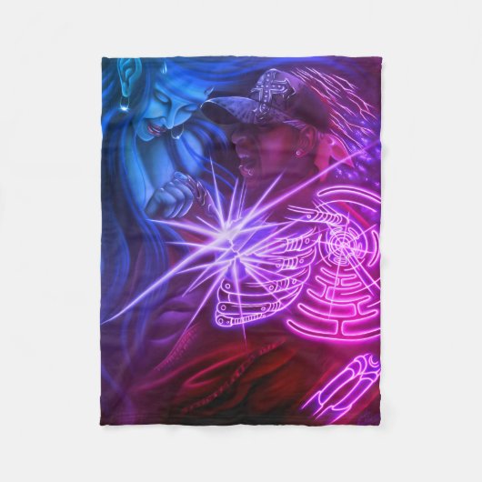 Succubus Fleece Deken (Voorkant)
