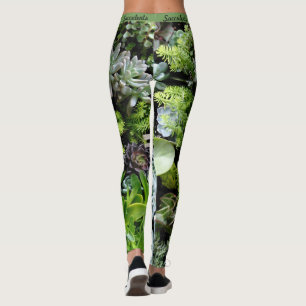 Succula Botanische Leggings Womens Jogging Yoga