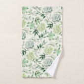 Succulatuur en groene lederen keukenset bad handdoek (Handdoek)