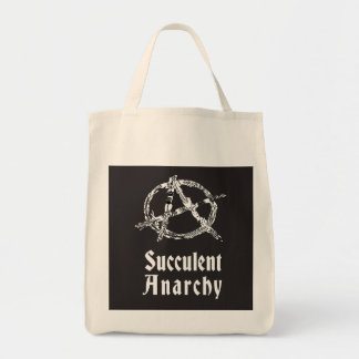 Succulent Anarchy Grocery Tas