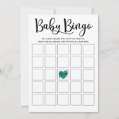 Succulent Baby shower Bingo Kaart (Voorkant)