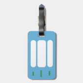 Succulent Bagagelabel (Achterkant verticaal)