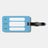 Succulent Bagagelabel (Achterkant horizontaal)