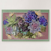 Succulent beeldscherm legpuzzel (Horizontaal)