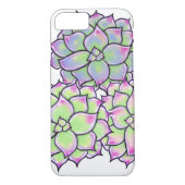 Succulent Bloom Kleurrijke Succulenten cactussen w Case-Mate iPhone Case (Achterkant)