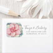 Succulent Bloom | Retouradres Etiket (Insitu)