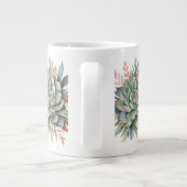 succulent bouquet Classic Mug, 11 oz Extra Grote Beker (Achterkant)