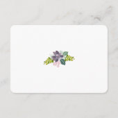 Succulent Bouquet II Bloemen Trouwinleg Kaart (Achterkant)